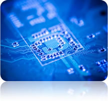 electrical applications blue microchip